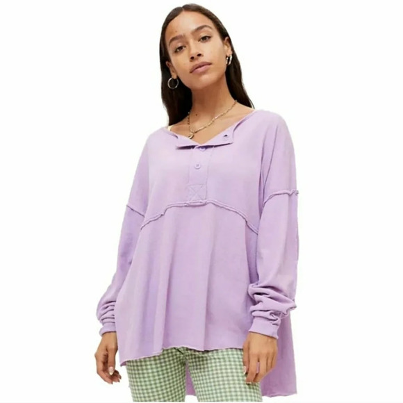 Urban Outfitters Freddie Henley Tunic Top Size Small - Picture 2 of 8